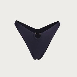 Same Los Angeles - Pierced BOTTOM ONLY, Faux Suede Black